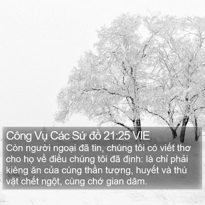 Công Vụ Các Sứ đồ 21:25 VIE Bible Verse Image