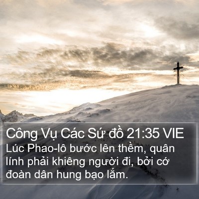 Công Vụ Các Sứ đồ 21:35 VIE Bible Verse Image