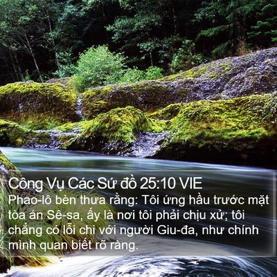 Công Vụ Các Sứ đồ 25:10 VIE Bible Verse Image