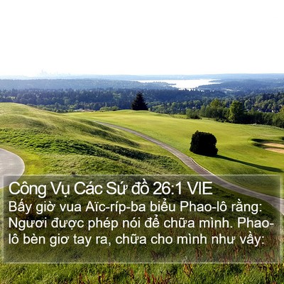 Công Vụ Các Sứ đồ 26:1 VIE Bible Verse Image