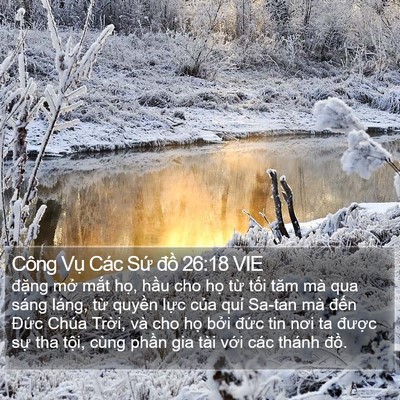 Công Vụ Các Sứ đồ 26:18 VIE Bible Verse Image