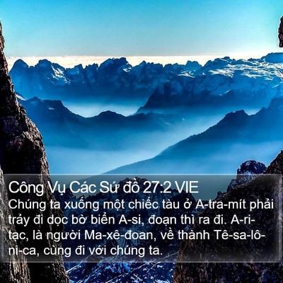 Công Vụ Các Sứ đồ 27:2 VIE Bible Verse Image