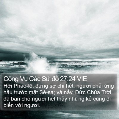 Công Vụ Các Sứ đồ 27:24 VIE Bible Verse Image