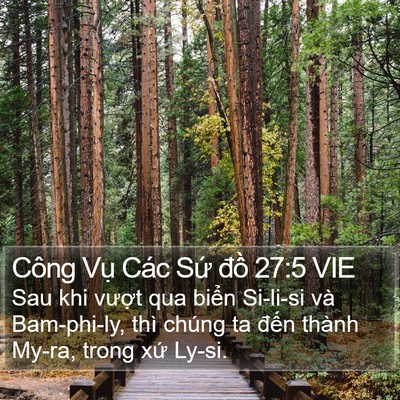Công Vụ Các Sứ đồ 27:5 VIE Bible Verse Image