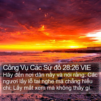 Công Vụ Các Sứ đồ 28:26 VIE Bible Verse Image