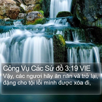 Công Vụ Các Sứ đồ 3:19 VIE Bible Verse Image