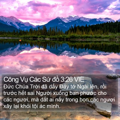 Công Vụ Các Sứ đồ 3:26 VIE Bible Verse Image