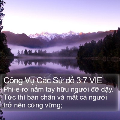 Công Vụ Các Sứ đồ 3:7 VIE Bible Verse Image