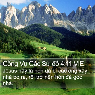 Công Vụ Các Sứ đồ 4:11 VIE Bible Verse Image