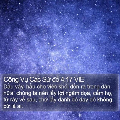 Công Vụ Các Sứ đồ 4:17 VIE Bible Verse Image