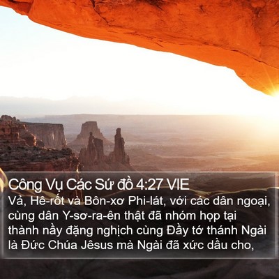 Công Vụ Các Sứ đồ 4:27 VIE Bible Verse Image
