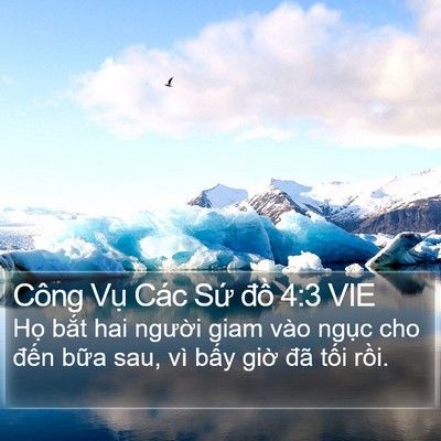Công Vụ Các Sứ đồ 4:3 VIE Bible Verse Image