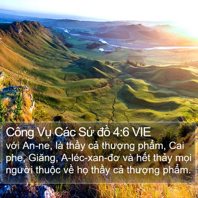Công Vụ Các Sứ đồ 4:6 VIE Bible Verse Image