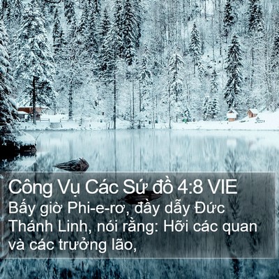 Công Vụ Các Sứ đồ 4:8 VIE Bible Verse Image