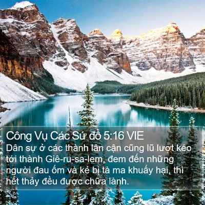 Công Vụ Các Sứ đồ 5:16 VIE Bible Verse Image