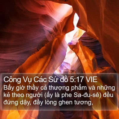 Công Vụ Các Sứ đồ 5:17 VIE Bible Verse Image