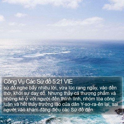 Công Vụ Các Sứ đồ 5:21 VIE Bible Verse Image