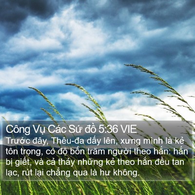 Công Vụ Các Sứ đồ 5:36 VIE Bible Verse Image
