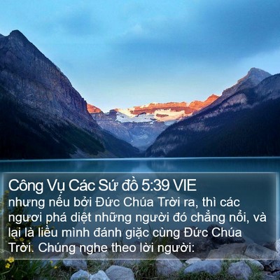 Công Vụ Các Sứ đồ 5:39 VIE Bible Verse Image