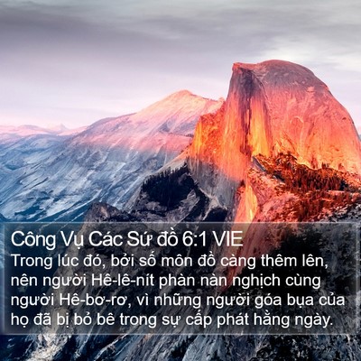 Công Vụ Các Sứ đồ 6:1 VIE Bible Verse Image