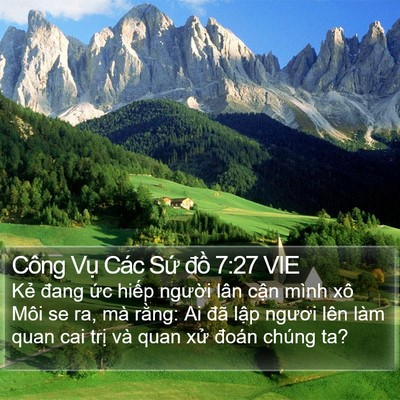 Công Vụ Các Sứ đồ 7:27 VIE Bible Verse Image