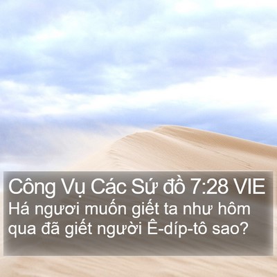Công Vụ Các Sứ đồ 7:28 VIE Bible Verse Image