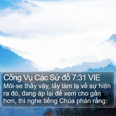 Công Vụ Các Sứ đồ 7:31 VIE Bible Verse Image