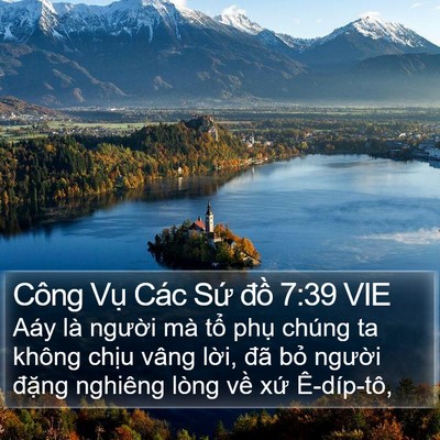 Công Vụ Các Sứ đồ 7:39 VIE Bible Verse Image