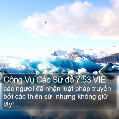 Công Vụ Các Sứ đồ 7:53 VIE Bible Verse Image