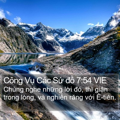 Công Vụ Các Sứ đồ 7:54 VIE Bible Verse Image