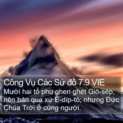Công Vụ Các Sứ đồ 7:9 VIE Bible Verse Image