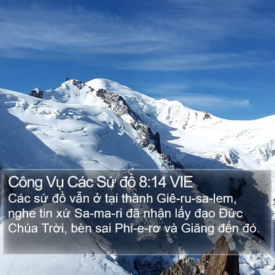 Công Vụ Các Sứ đồ 8:14 VIE Bible Verse Image