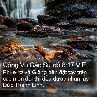 Công Vụ Các Sứ đồ 8:17 VIE Bible Verse Image
