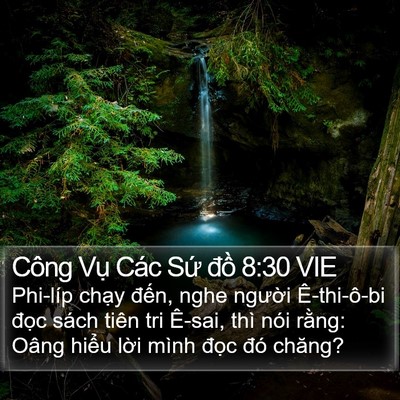 Công Vụ Các Sứ đồ 8:30 VIE Bible Verse Image
