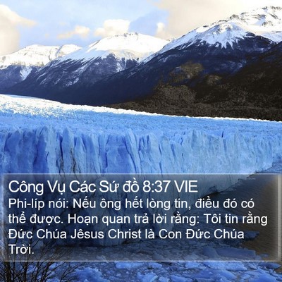 Công Vụ Các Sứ đồ 8:37 VIE Bible Verse Image