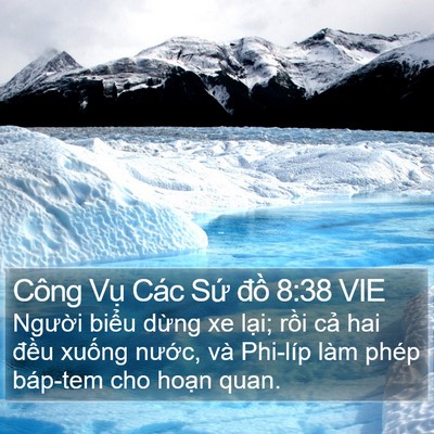 Công Vụ Các Sứ đồ 8:38 VIE Bible Verse Image