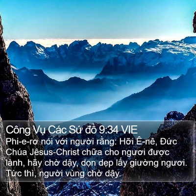 Công Vụ Các Sứ đồ 9:34 VIE Bible Verse Image