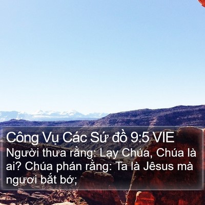 Công Vụ Các Sứ đồ 9:5 VIE Bible Verse Image