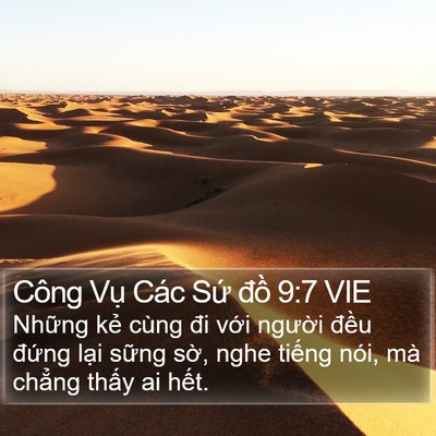 Công Vụ Các Sứ đồ 9:7 VIE Bible Verse Image