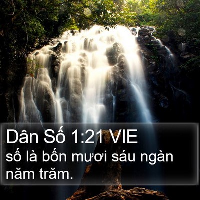 Dân Số 1:21 VIE Bible Verse Image