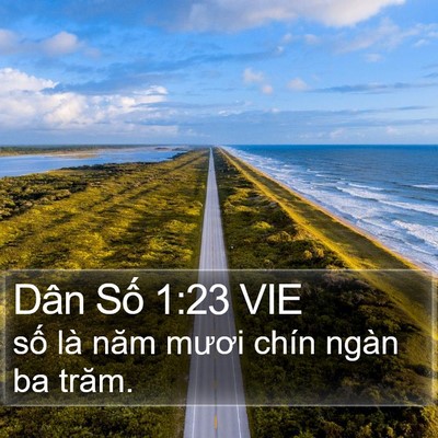 Dân Số 1:23 VIE Bible Verse Image