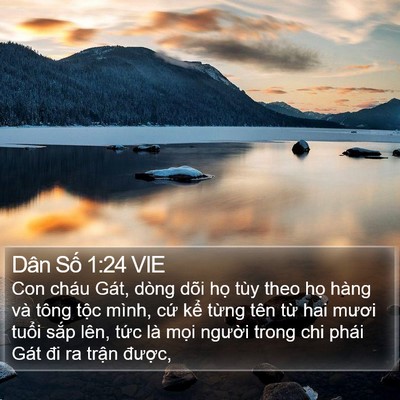Dân Số 1:24 VIE Bible Verse Image