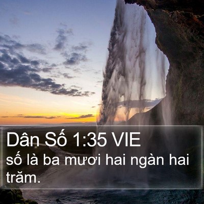 Dân Số 1:35 VIE Bible Verse Image