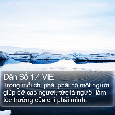 Dân Số 1:4 VIE Bible Verse Image