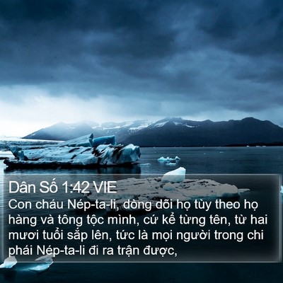 Dân Số 1:42 VIE Bible Verse Image