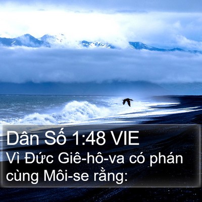 Dân Số 1:48 VIE Bible Verse Image
