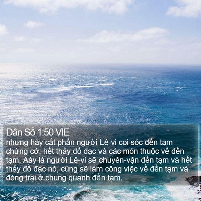 Dân Số 1:50 VIE Bible Verse Image