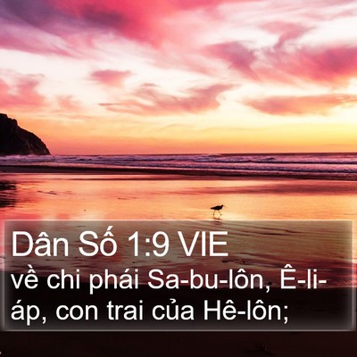 Dân Số 1:9 VIE Bible Verse Image