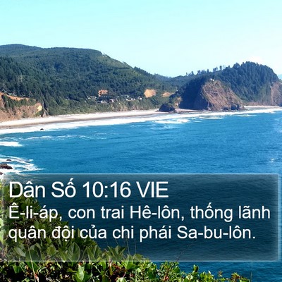 Dân Số 10:16 VIE Bible Verse Image