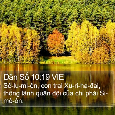 Dân Số 10:19 VIE Bible Verse Image